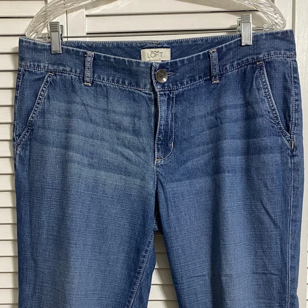 LOFT medium wash cropped Jeans